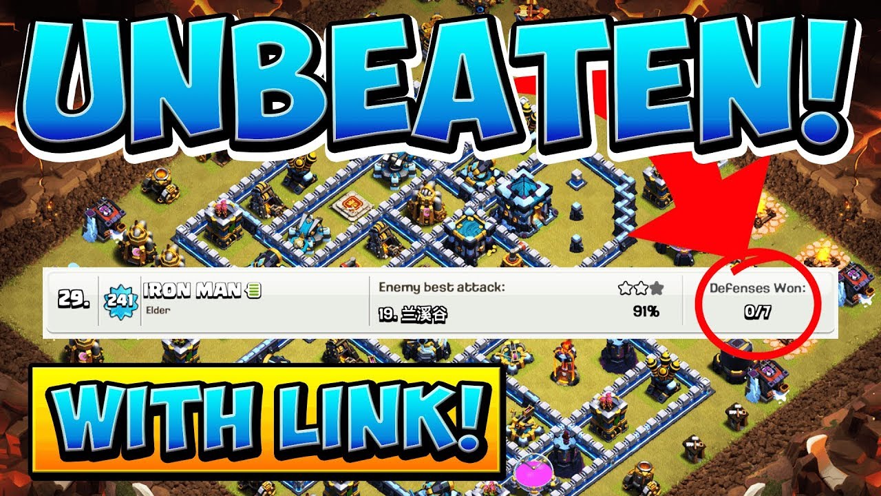 UNBEATEN NEW TH13 WAR BASE! with link Best Town Hall 13 Base in 2020!