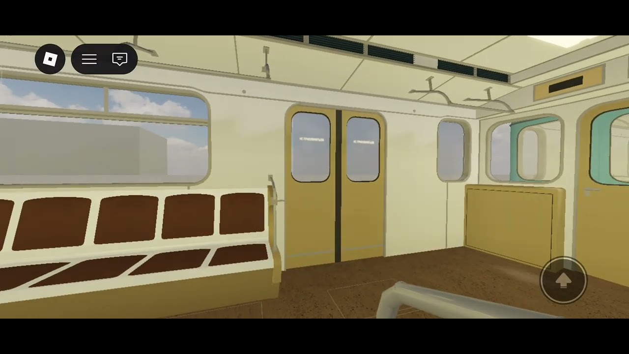 Поездка на Еж3 от Таганской до Выхино и обратно в Роблоксе // 20 января 2026 год.