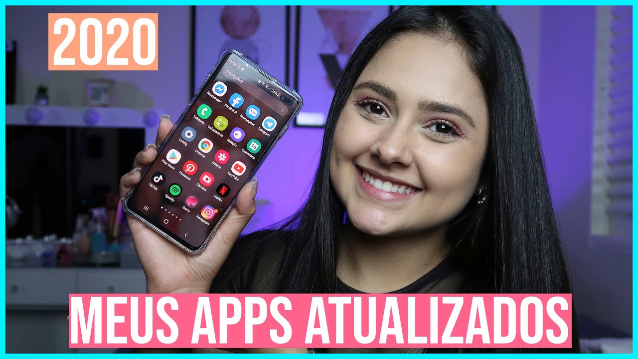 TOUR PELOS MEUS APLICATIVOS -ATUALIZADO- SAMSUNG S10 PLUS | BRUNA MELO