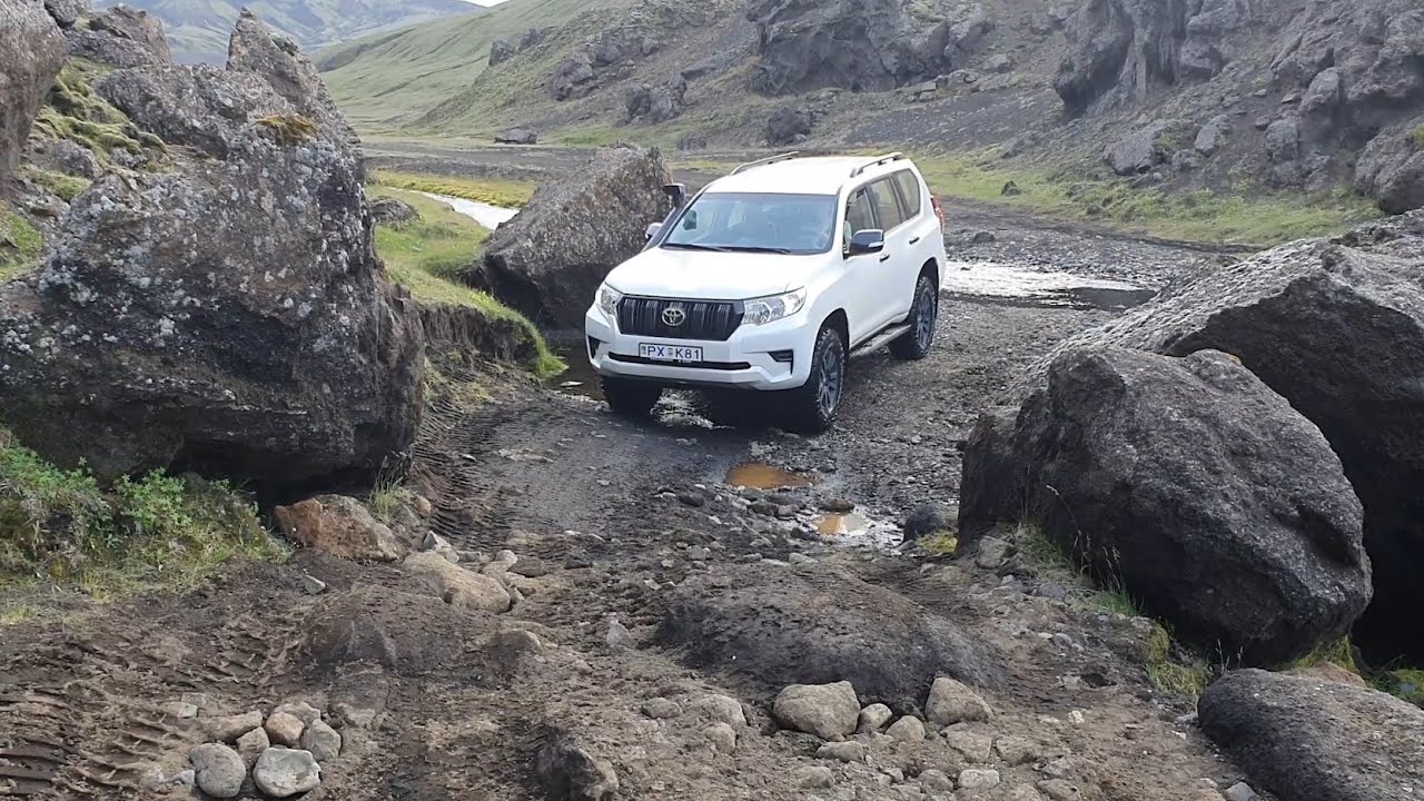 Hungurfit track roundtrip, Iceland, from F261, (4K)