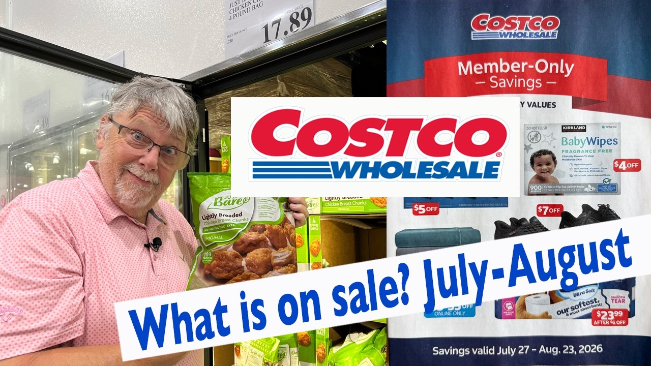 Что стоит покупать во время распродажи по ежемесячному каталогу скидок COSTCO ИЮЛЬ / АВГУСТ 2026