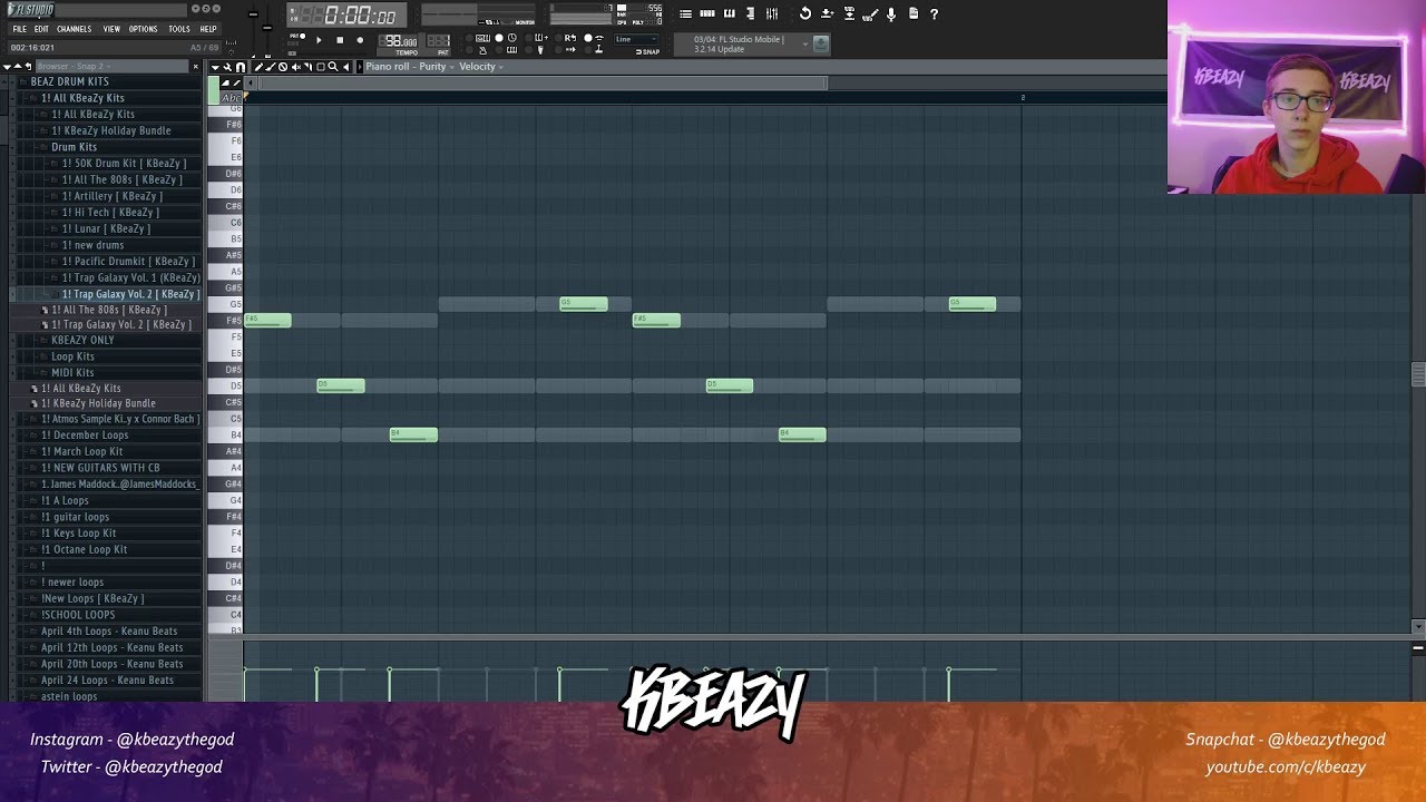 KBeaZy Makes 10 Beats Live