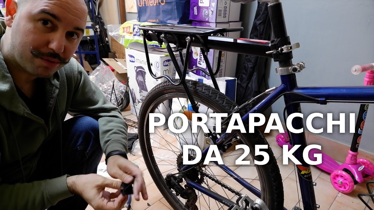 Portapacchi da 25 kg per bicicletta