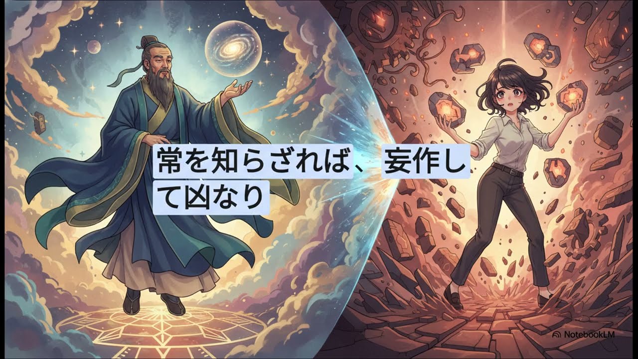 老子第十六章：（２）宇宙のように生きる方法