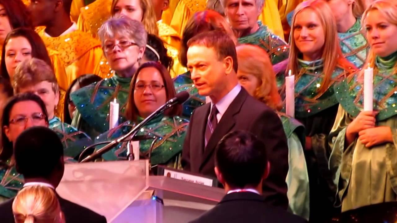 Gary Sinise Candlelight Processional Final Message 12/23/2012 Epcot