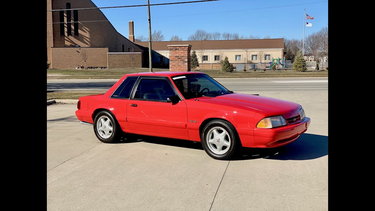 1988 Ford Mustang LX 5 0 Notchback For Sale