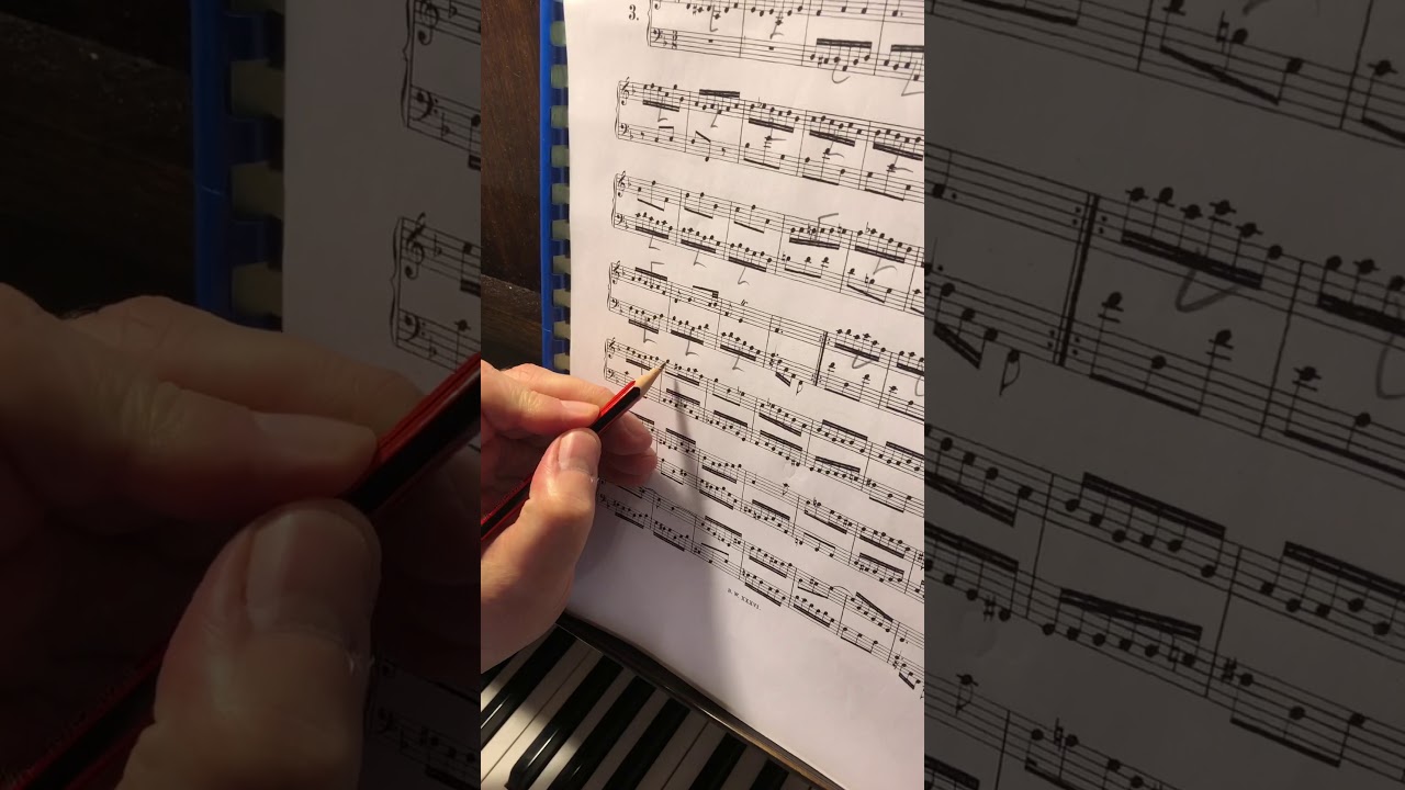 Bach Kleine Präludium 3 d moll aus Sechs Kleine Präludien Tutorial online