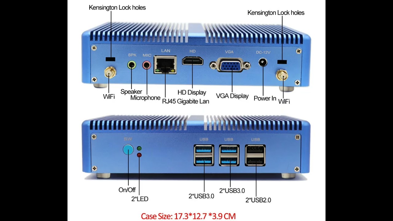 Fanless Embedded Pc