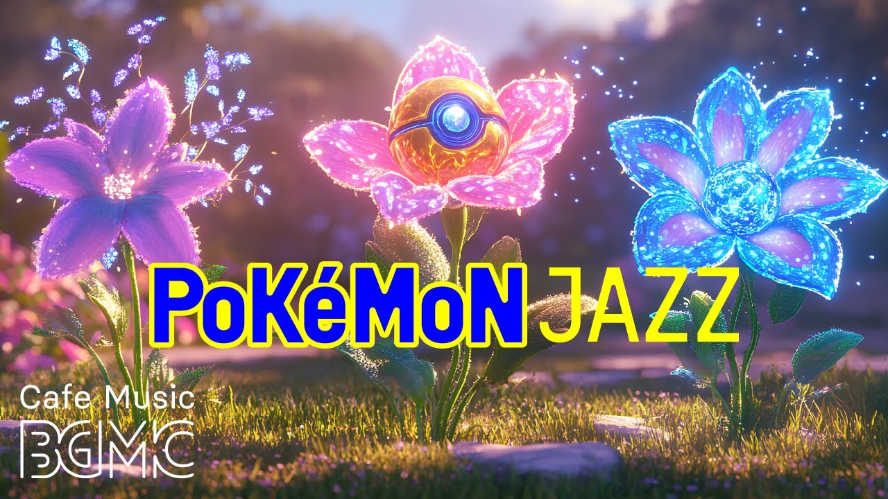 Pokémon Jazz ✨ Relaxing Town & City Themes for Work & Study - Cafe Music