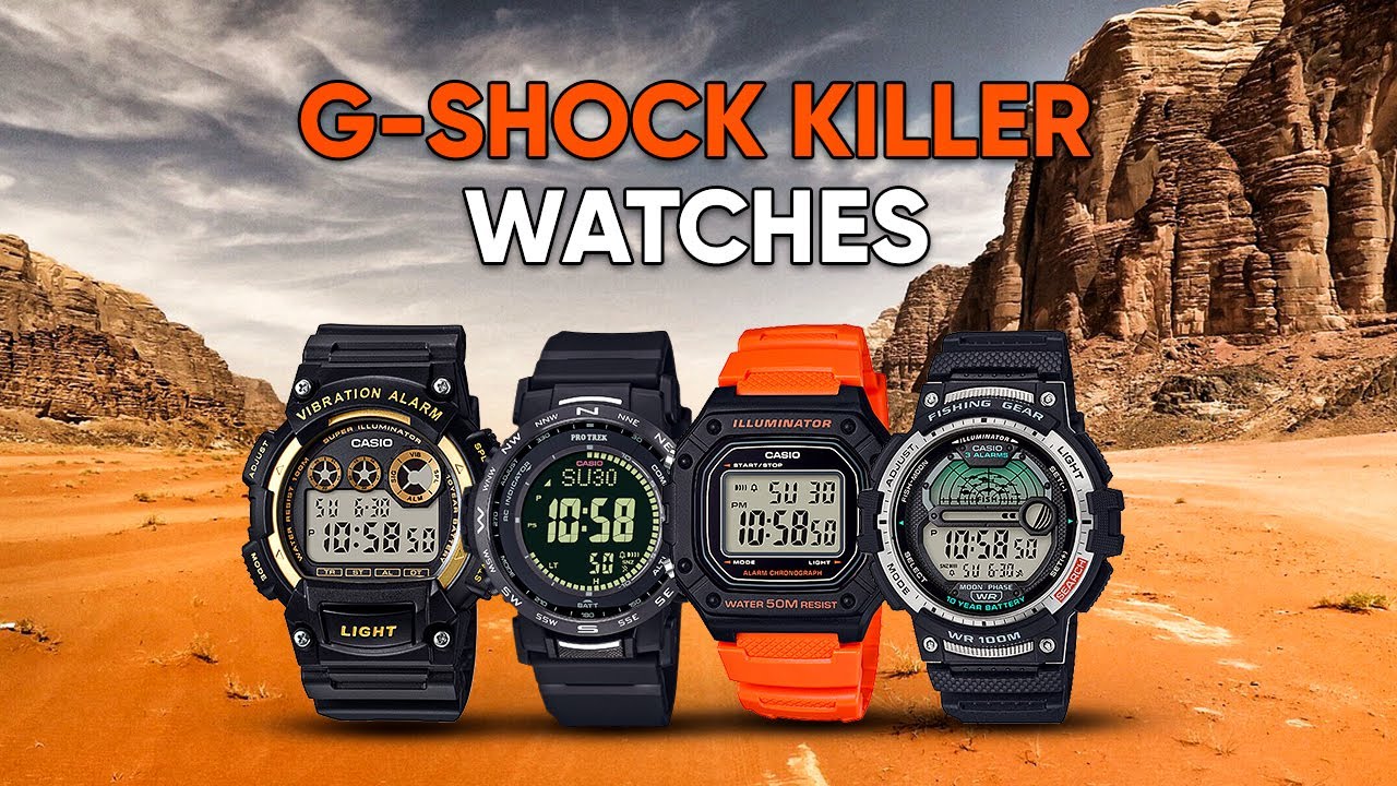 6 Casio G-Shock KILLER Watches