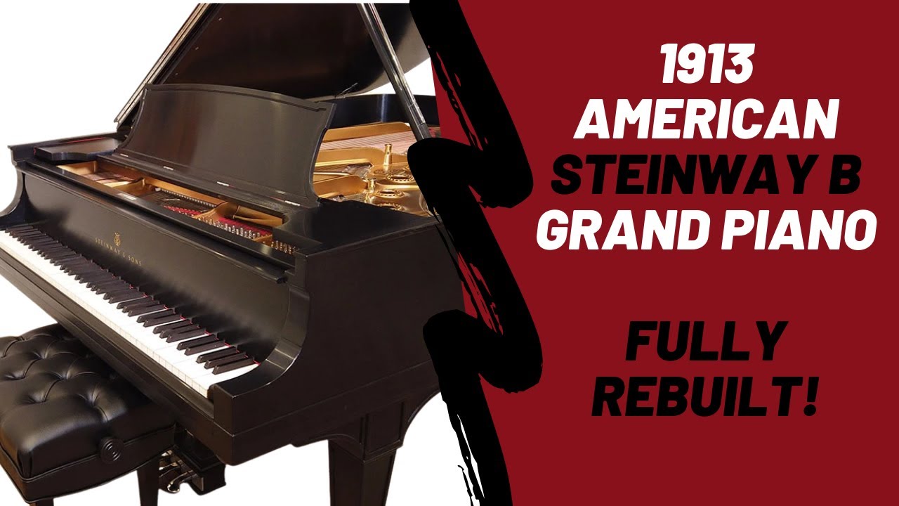 Vintage Steinway B Grand Piano | Built in 1913