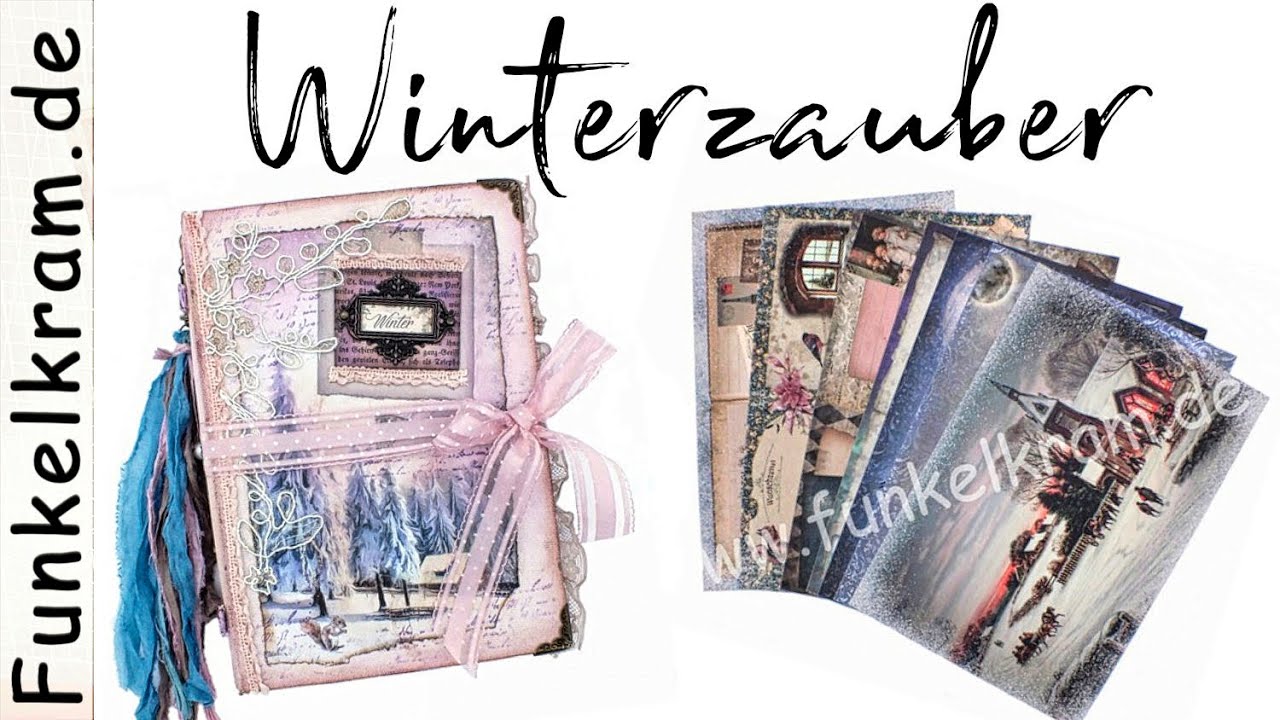 JunkJournal Winterzauber  & Papiervorstellung