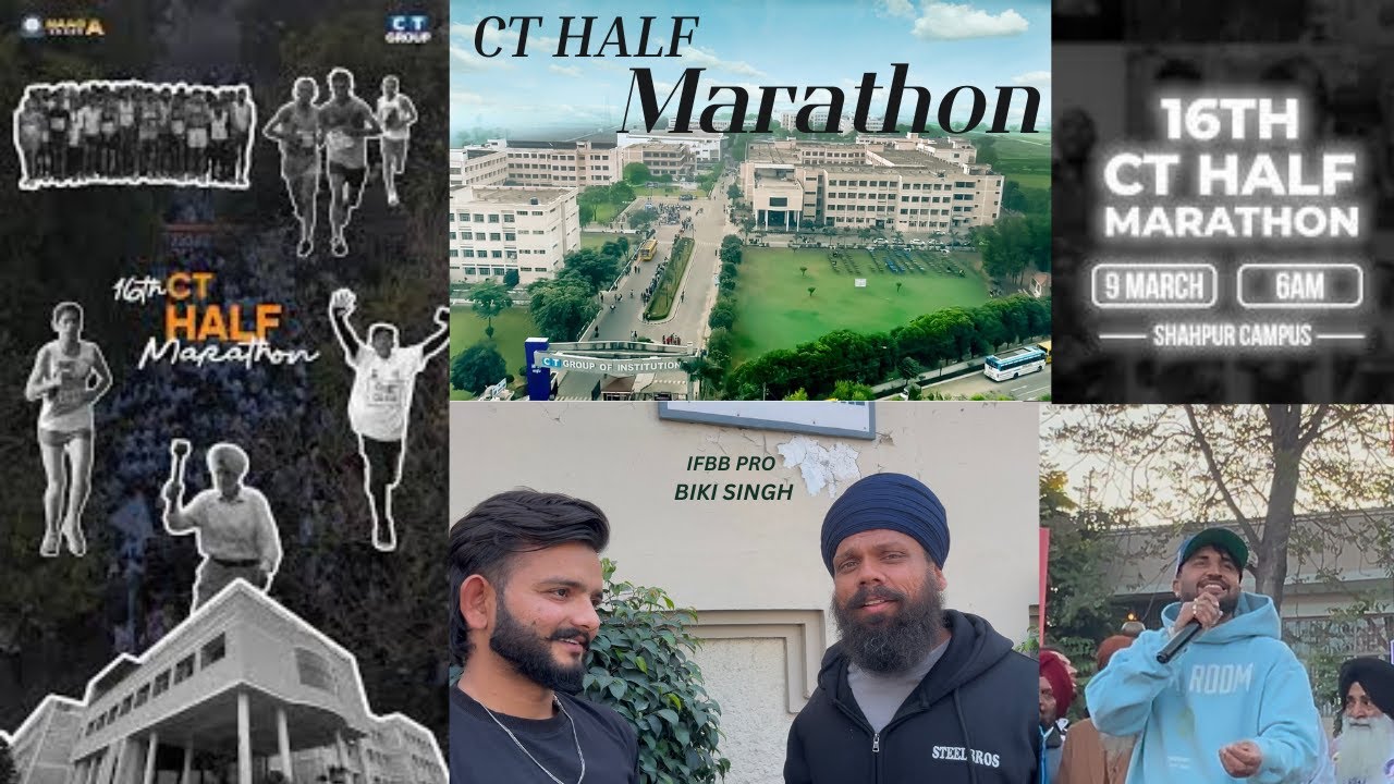 16TH CT HALF MARATHON VLOG || CT GROUP OF INSTITUTIONS|| SUBSCRIBE CHOBAR VLOGS || 