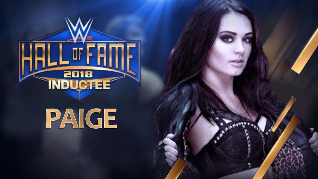 Paige joins the WWE Hall of Fame Class of 2018 - Custom