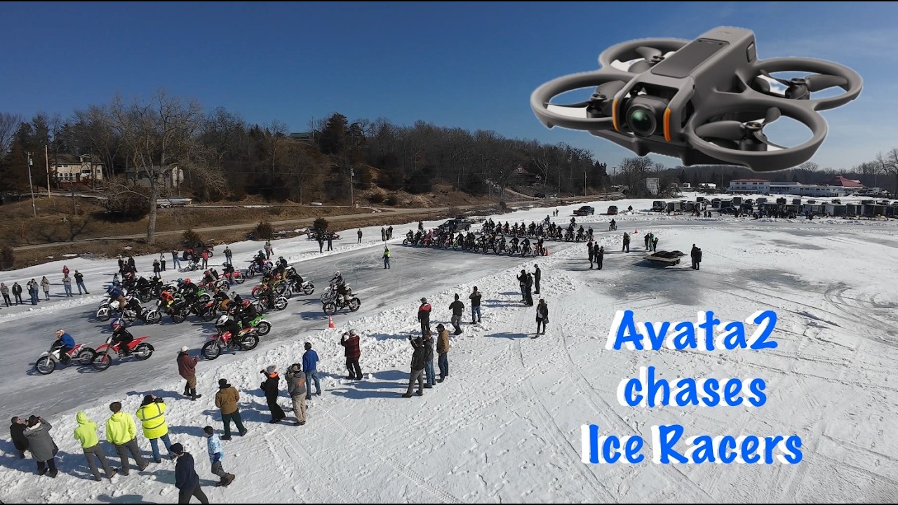 My Avata2 & Ice Endurance Race on Kettle Moraine Lake