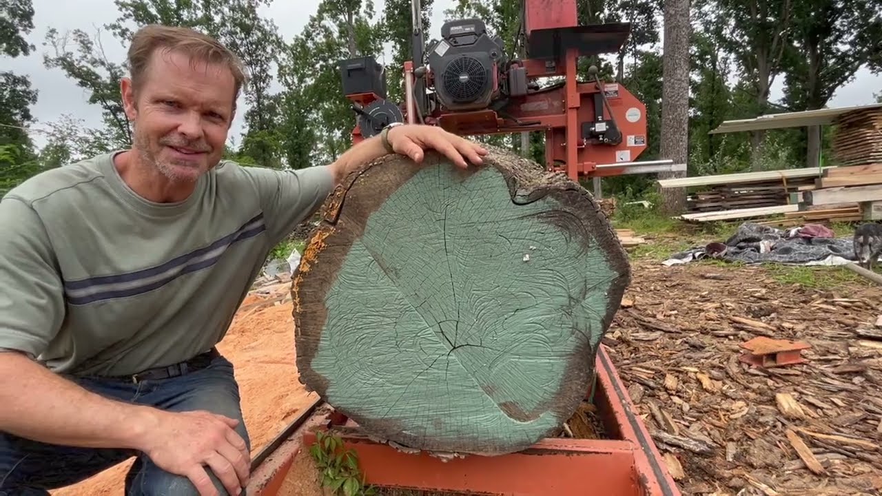 Milling Large Diameter Log Slabs on Small Lumber Mills
