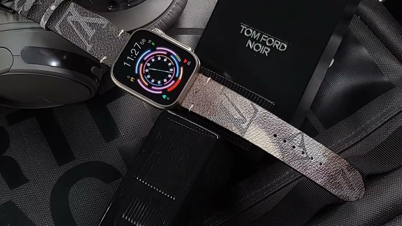 LV Apple Watch Band LV Monogram Galaxy for Apple Watch All Series-Design Apple Watch LV Band