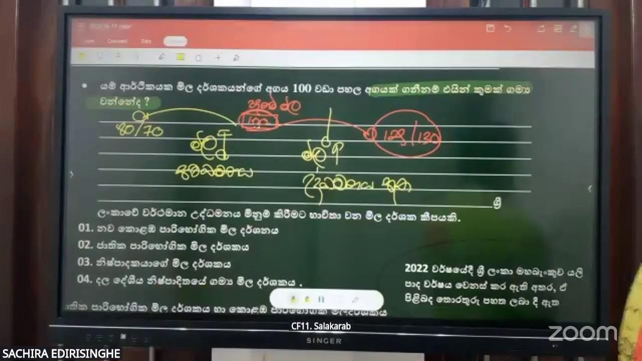 ලංකාවටම 1st හදන ECON පන්තිය - 2026 ONLINE THEORY - උද්ධමනය  FREE CLASS -01/22