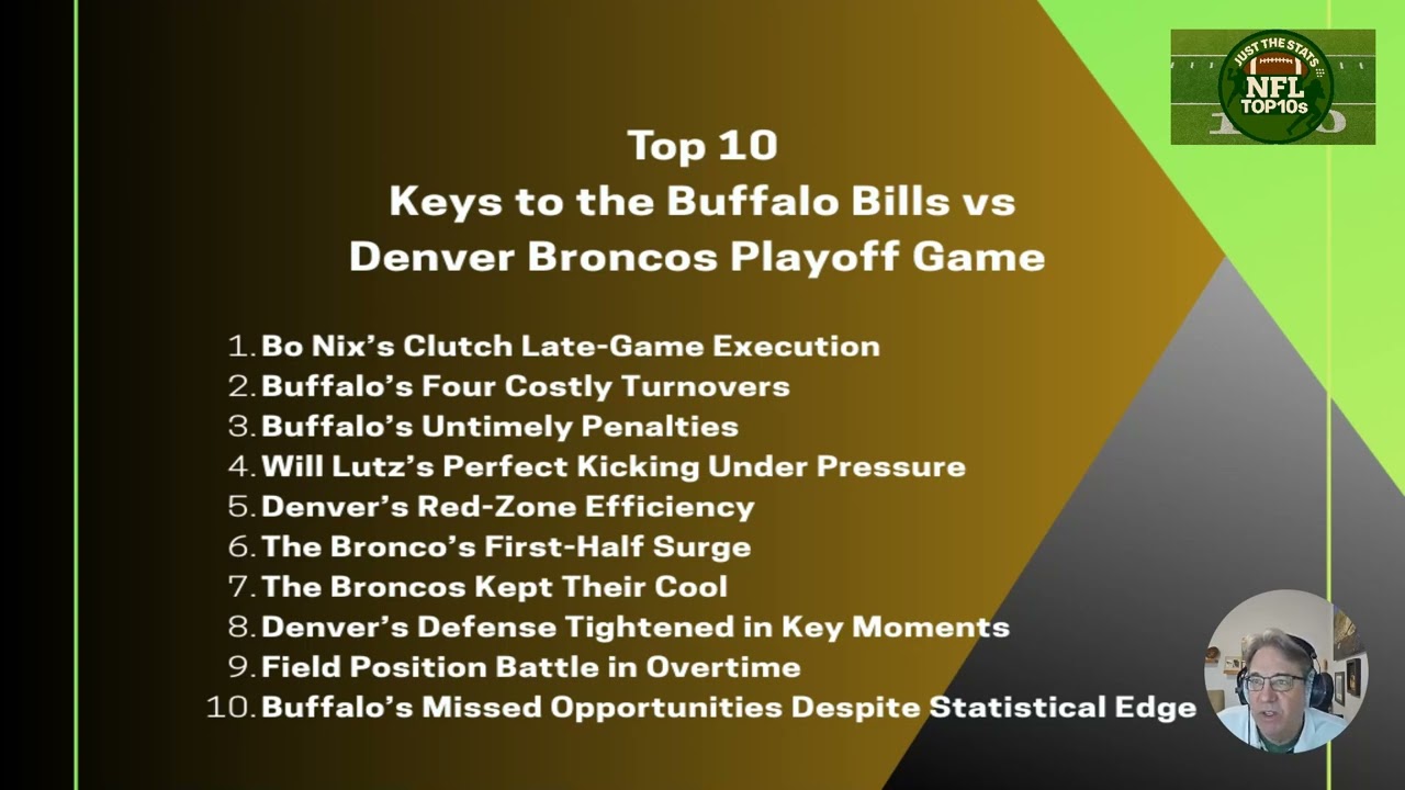 NFL Top Ten for Monday Playoff Edition