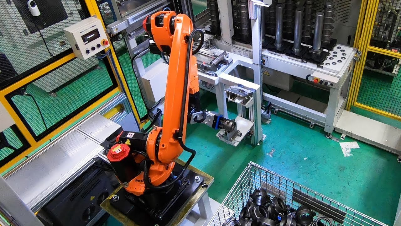 Mujin導入事例「八木工業株式会社様」バラ積み部品の整列供給をロボットのみで実現