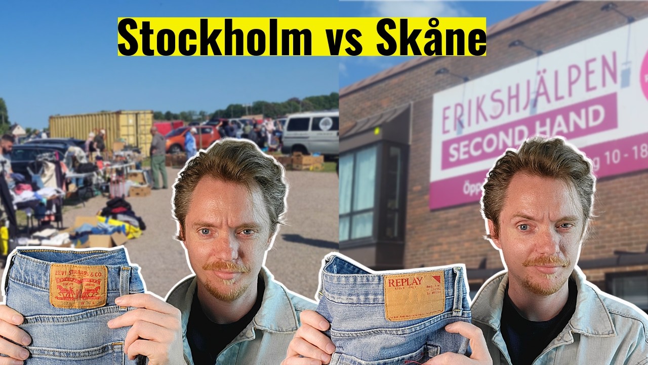 Loppis i Skåne vs i Stockholm