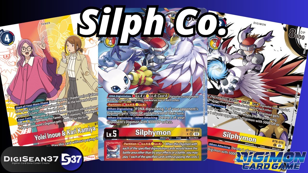 Описание колоды Silphymon feat. Magnamon X | Карточная игра Digimon | BT23 Hackers' Slumber