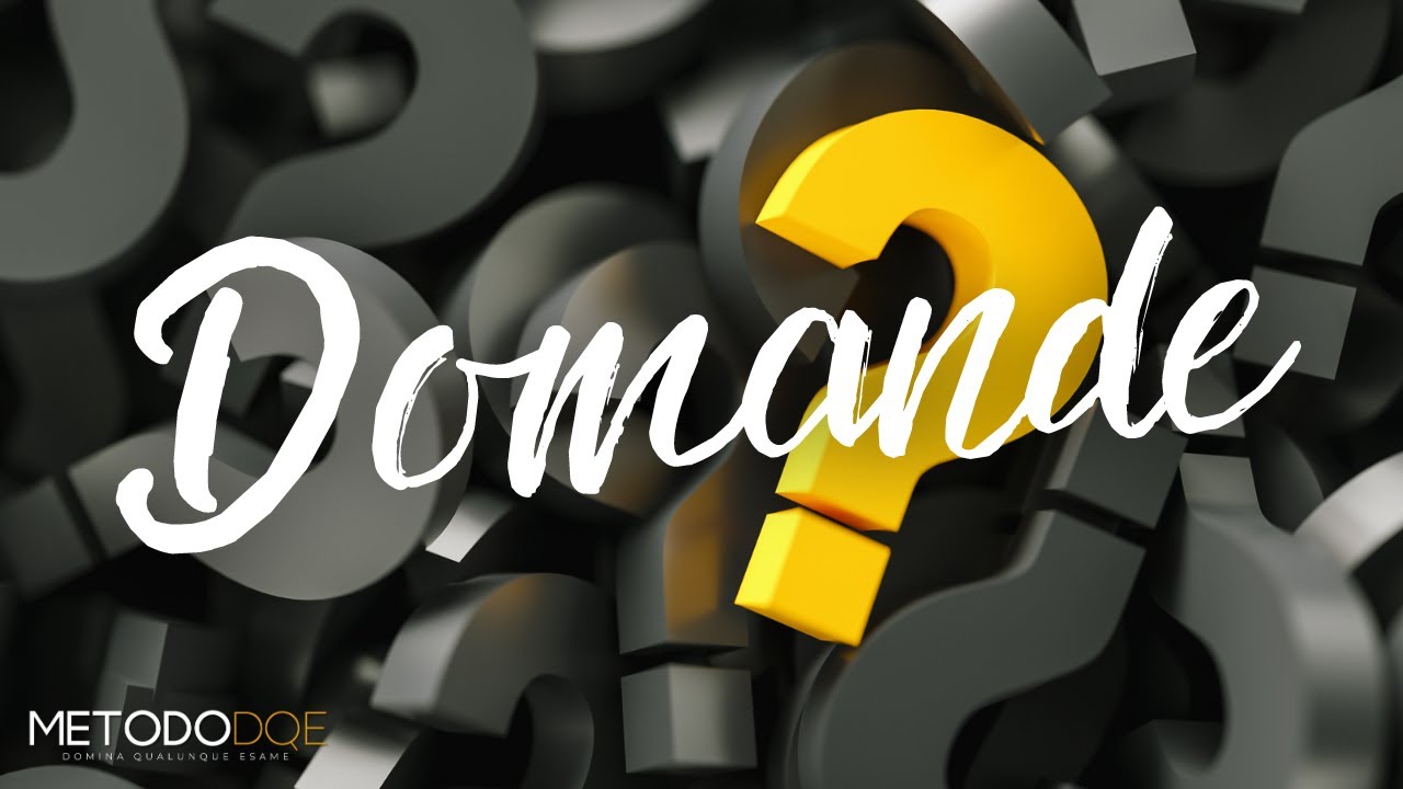 Studiare con le Domande: Scheda con Tutto ciò che Devi Sapere!
