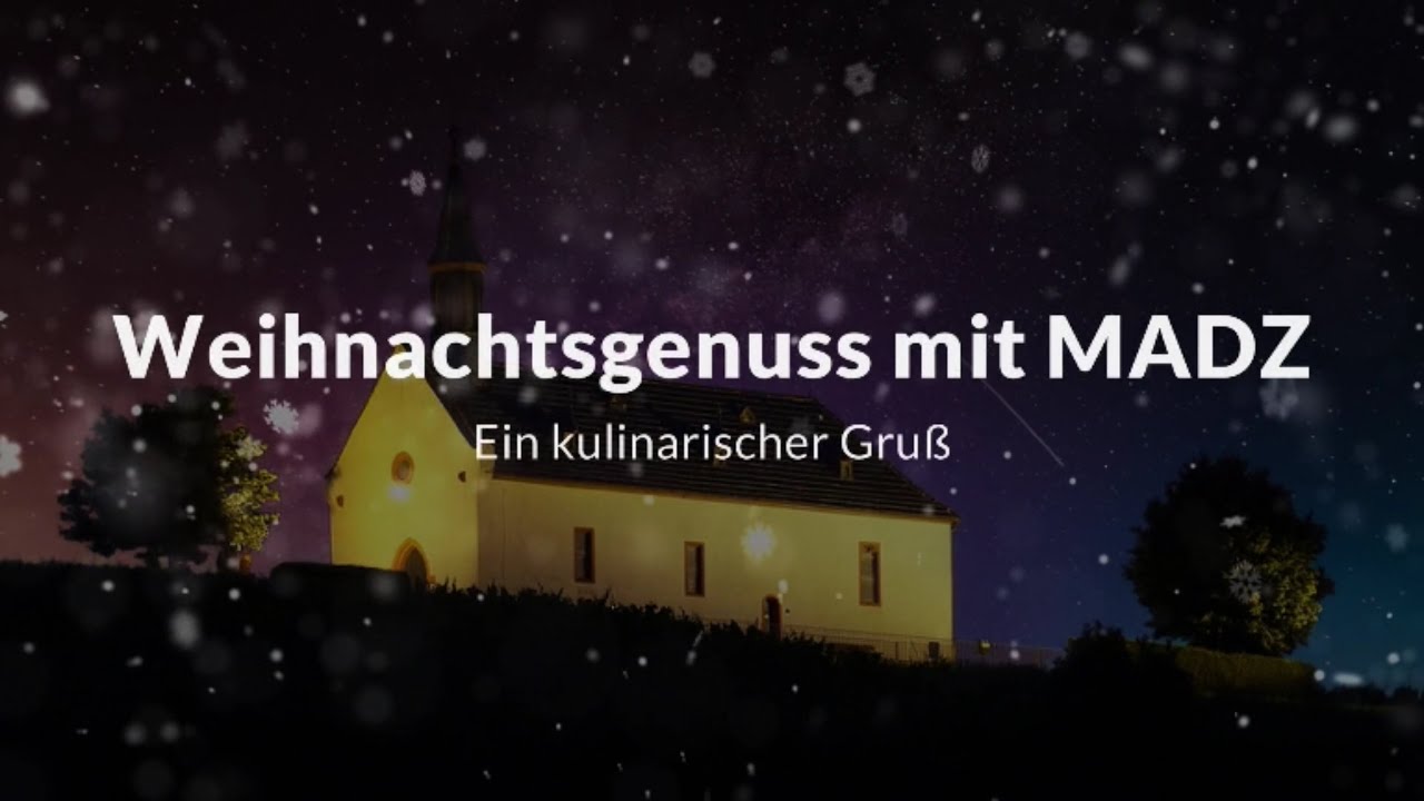 Weihnachtsgenuss mit MADZ - Ein kulinarischer Gruß
