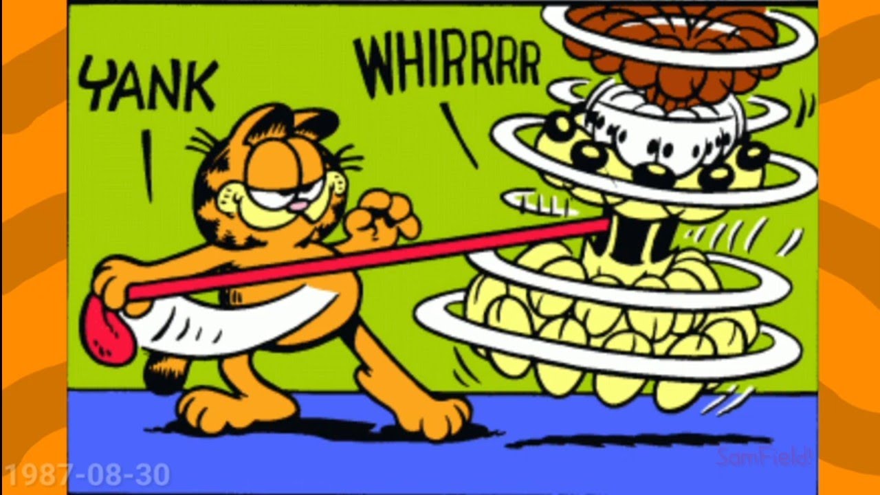 Microsoft Sam reads Funny Garfield Comics [Minisodes 21-30 + bonus strip]