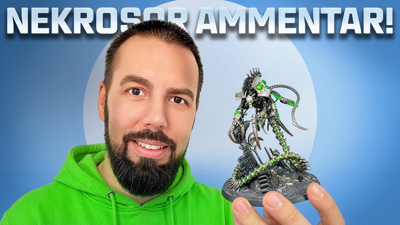 JAK POMALOWAĆ NECRONS NECROSOR AMMENTAR?! | WARHAMMER 40 000 | Radel