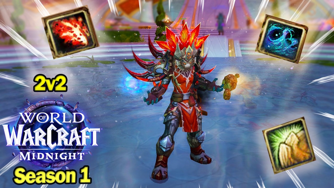 Арена 2v2 для шамана восстановления (WoW Midnight, 1 сезон) [Патч 12.0.1] 🌊🌊