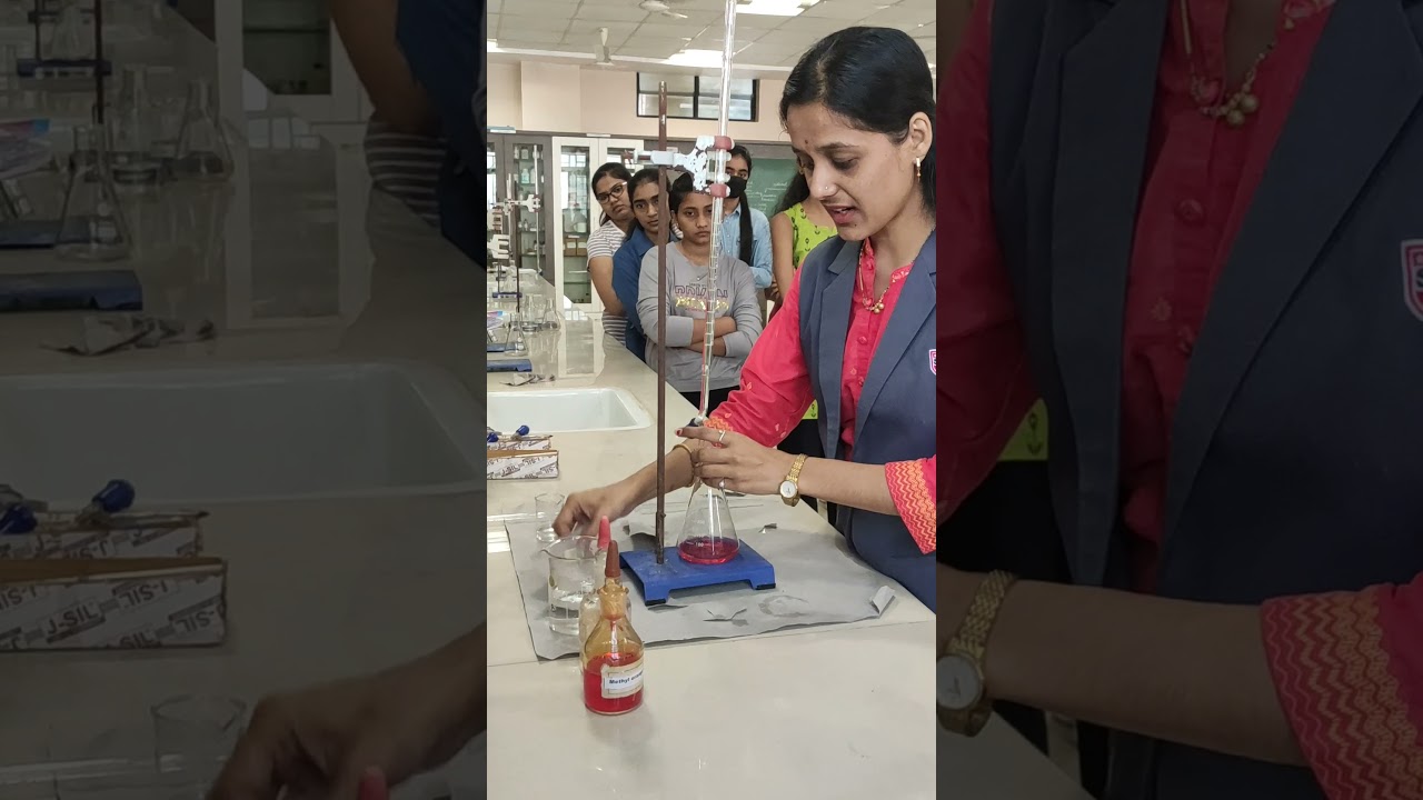 To determine acidity of given water sample by acid base titration.