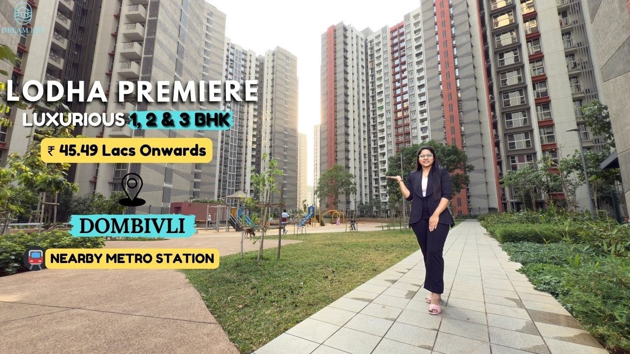 Lodha Premier Dombivli | Biggest Township Of Dombivli, 1 BHK Price Started ₹44.99L* | #dombivli