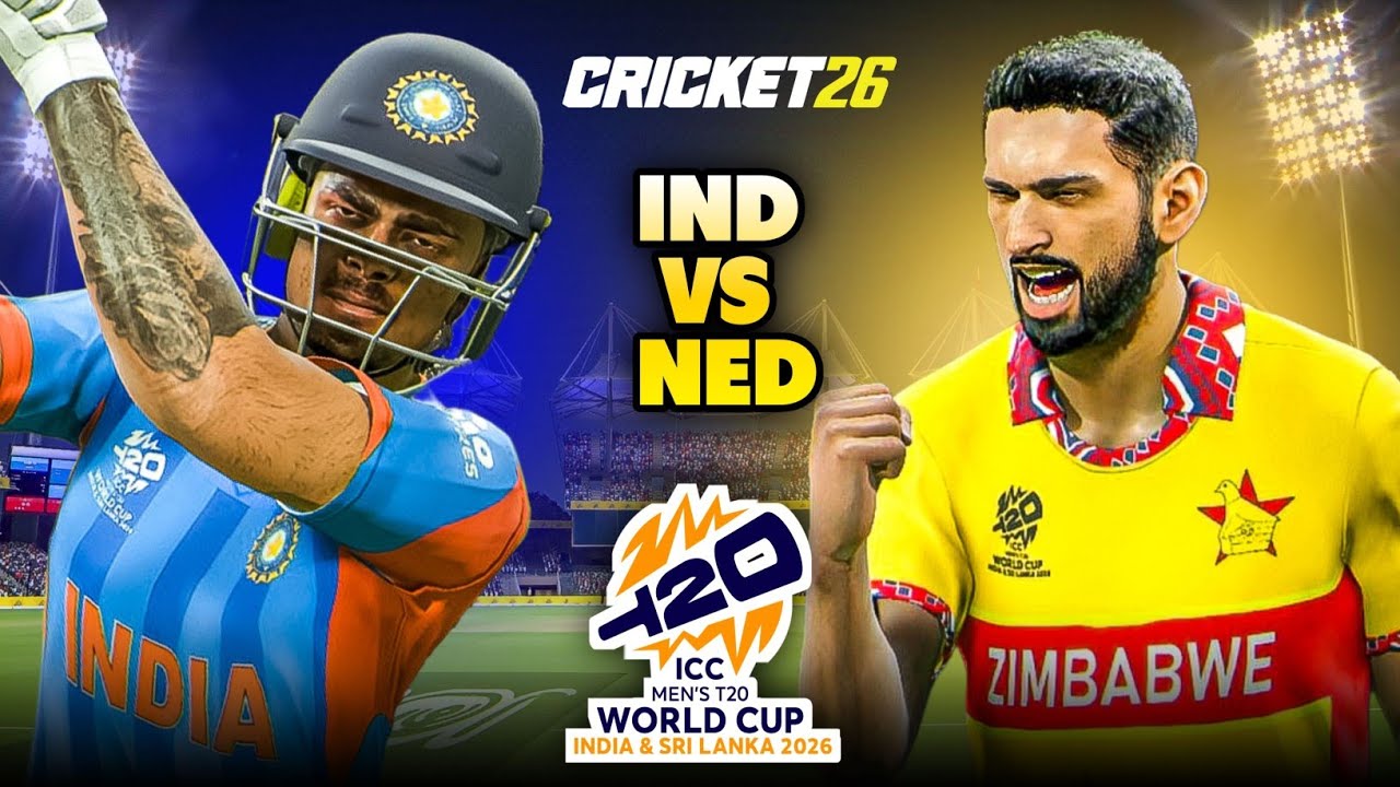IND VS ZIM T20 WC Cricket 26 Gameplay | Easy Win But Unexpected Twist!
