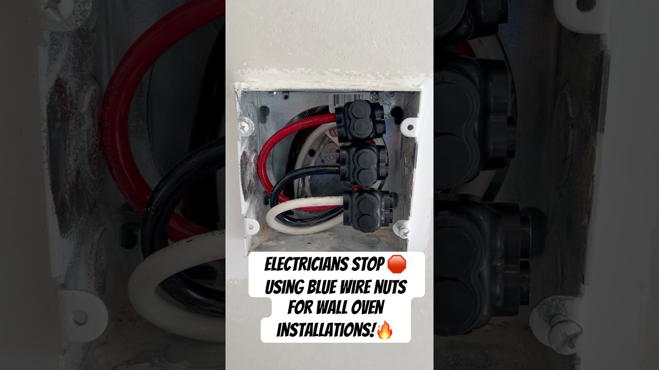 Blue Wire Nuts Are A NIGHTMARE! Stop Using Them NOW! ⚡😡#shorts #electrical