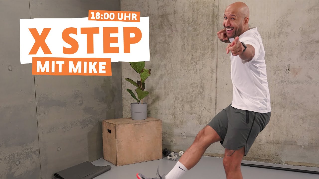 x step mit Mike | FitX-Kurse für zu Hause | classx at home