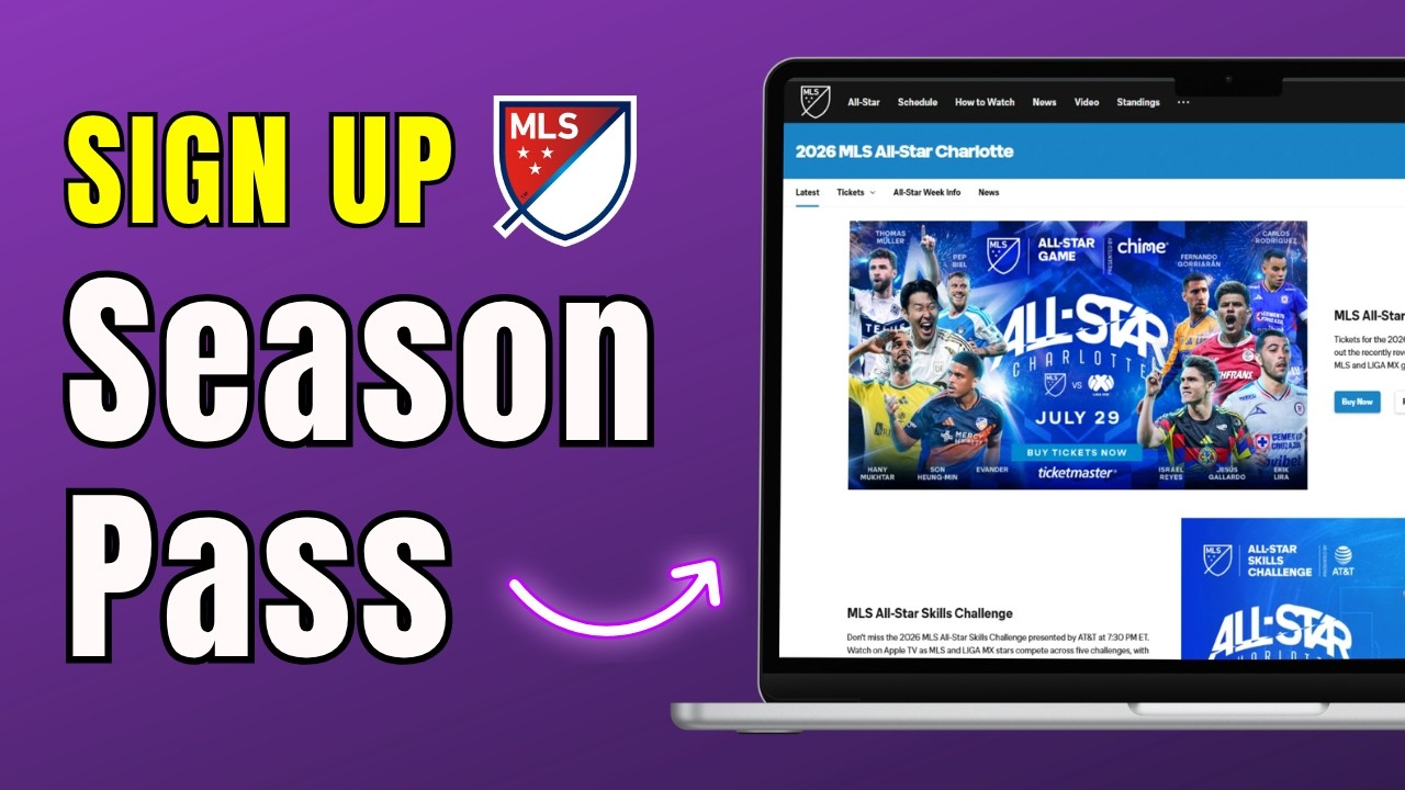 Как оформить подписку на MLS Season Pass (2026) | Создание аккаунта MLS Season Pass