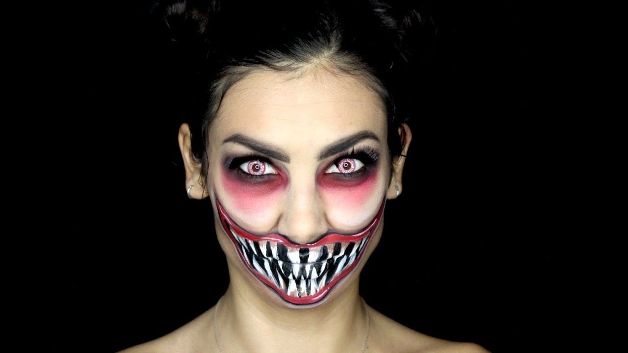 Freaky girl makeup
