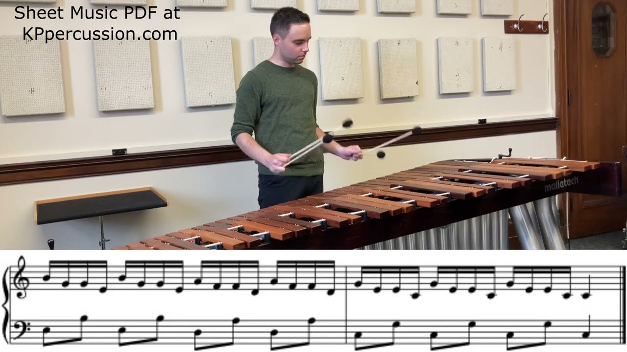 Marimba Exercise: Four Mallet Warm Up (2)