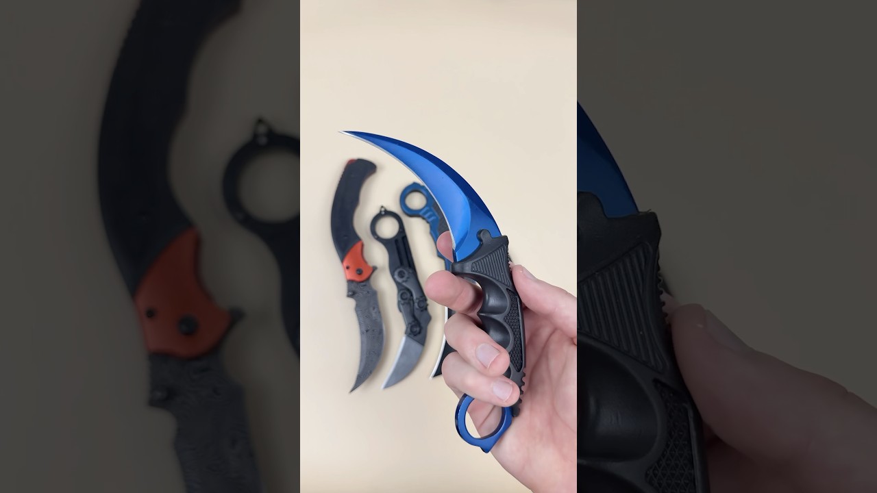 5 most UNIQUE karambit knives 🔥#mysteryknives #educational