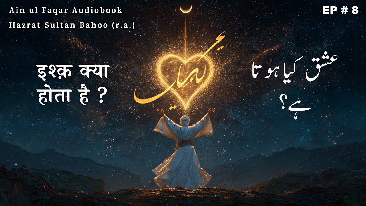 Ishq Kya Hota Hai? | Ain ul Faqar Audiobook | Sultan Bahoo R.A. | Baab 8