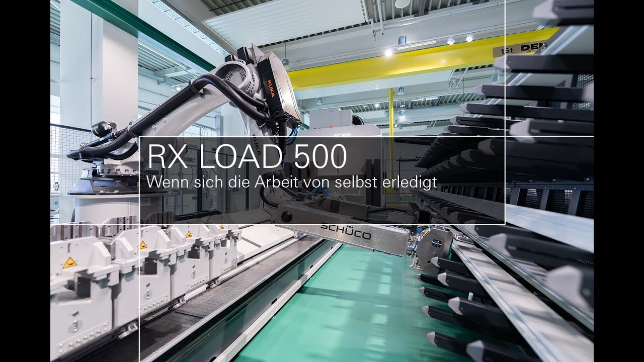 Schüco RX LOAD 500 - Roboterzelle und Features im Detail