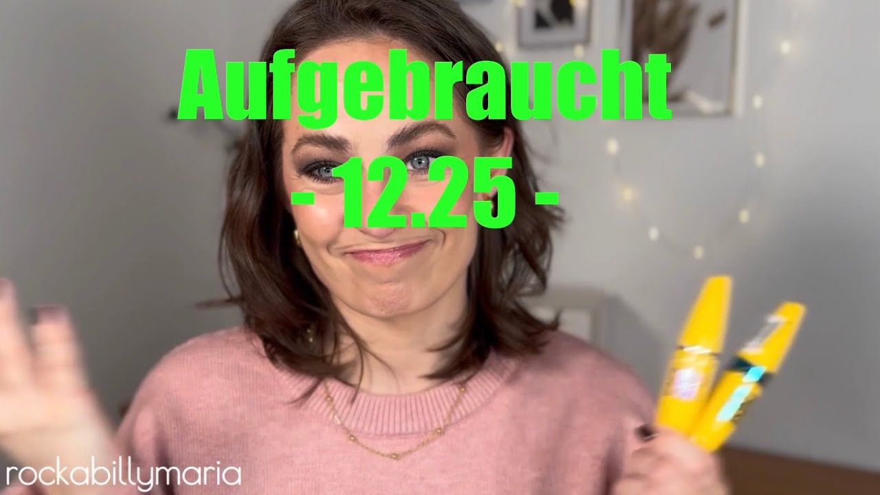 🚮 Das Letzte - Aufgebraucht Dez.2025 | rockabillymaria 