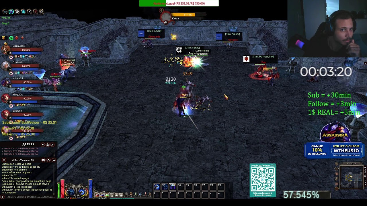 PRIMEIRO SUBATHON DO WTHEUS BROTEMM