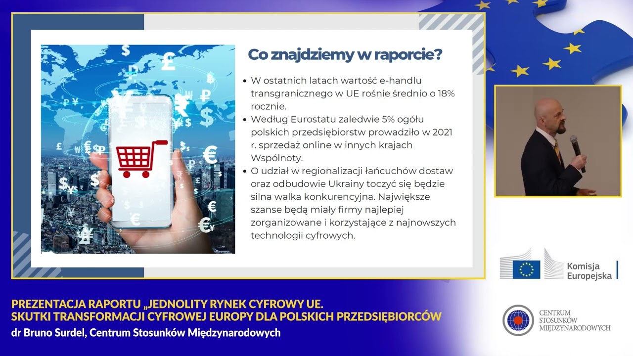 Jednolity Rynek Cyfrowy UE. Skutki transformacji cyfrowej Europy dla polskich przedsiębiorc&oacute;w