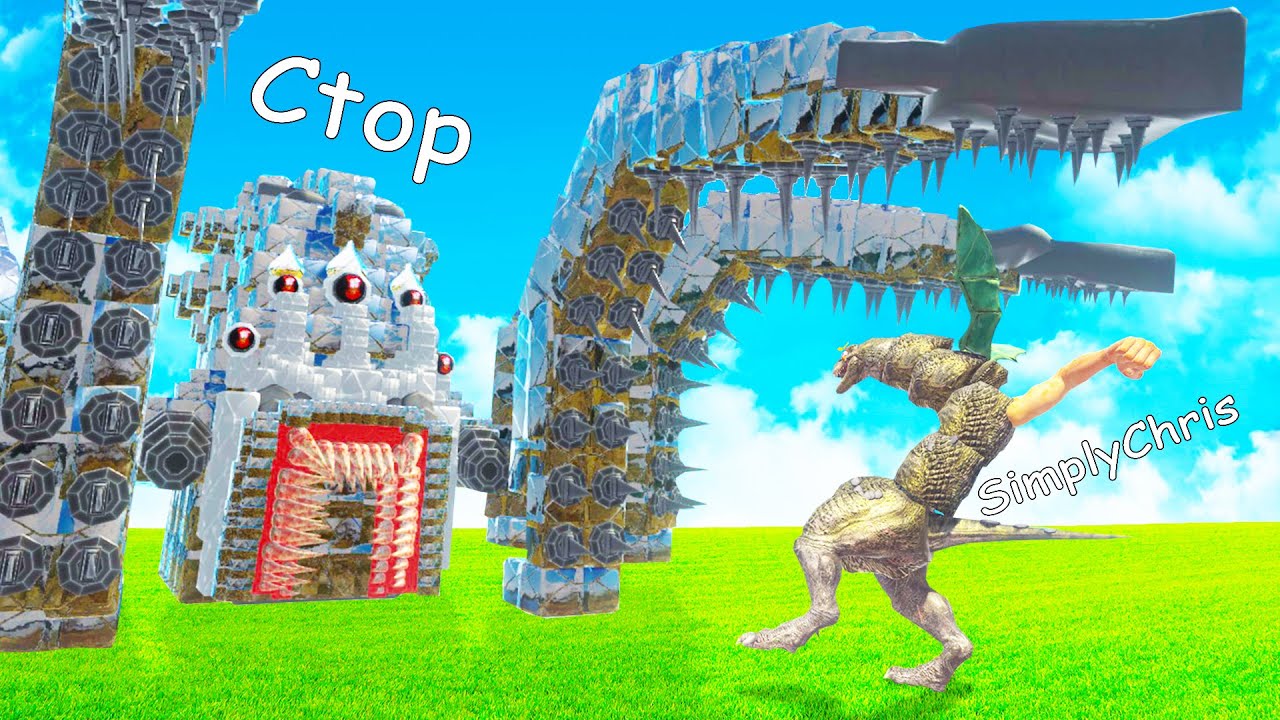 We Battled the Mecha Kraken vs Trogdor in Animal Revolt Battle Simulator Multiplayer!