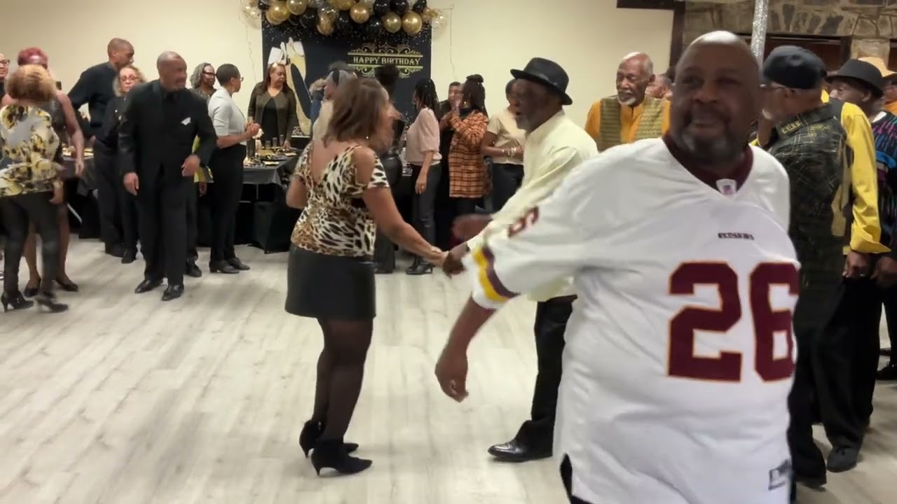 Geri Lee’S Birthday Entrance, escorted by her King Tim Battle-DMV Senior Hand Dancers, DJ Ernie “G”