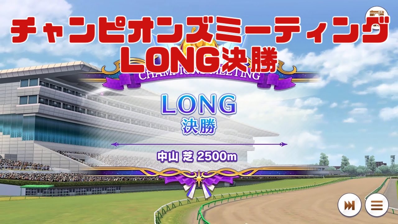 チャンピオンズミーティングLONG決勝