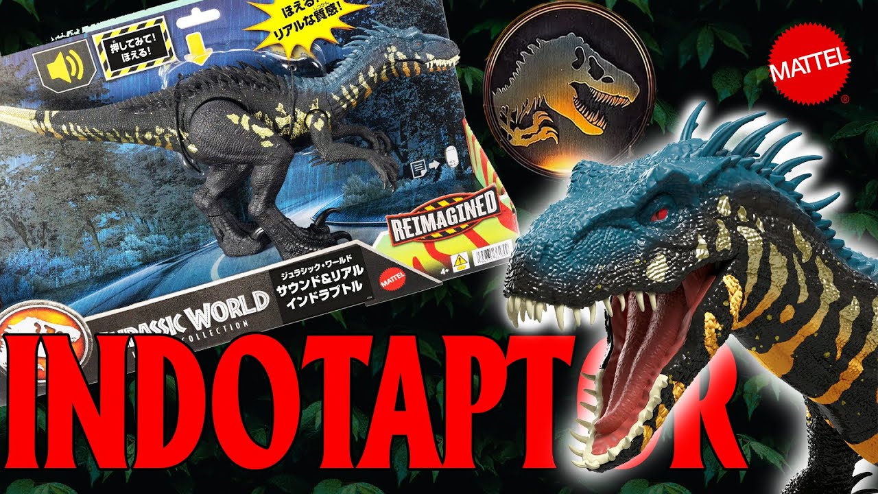 Jurassic World SURVIVAL 2026 MATTEL REAL FEEL INDORAPTOR