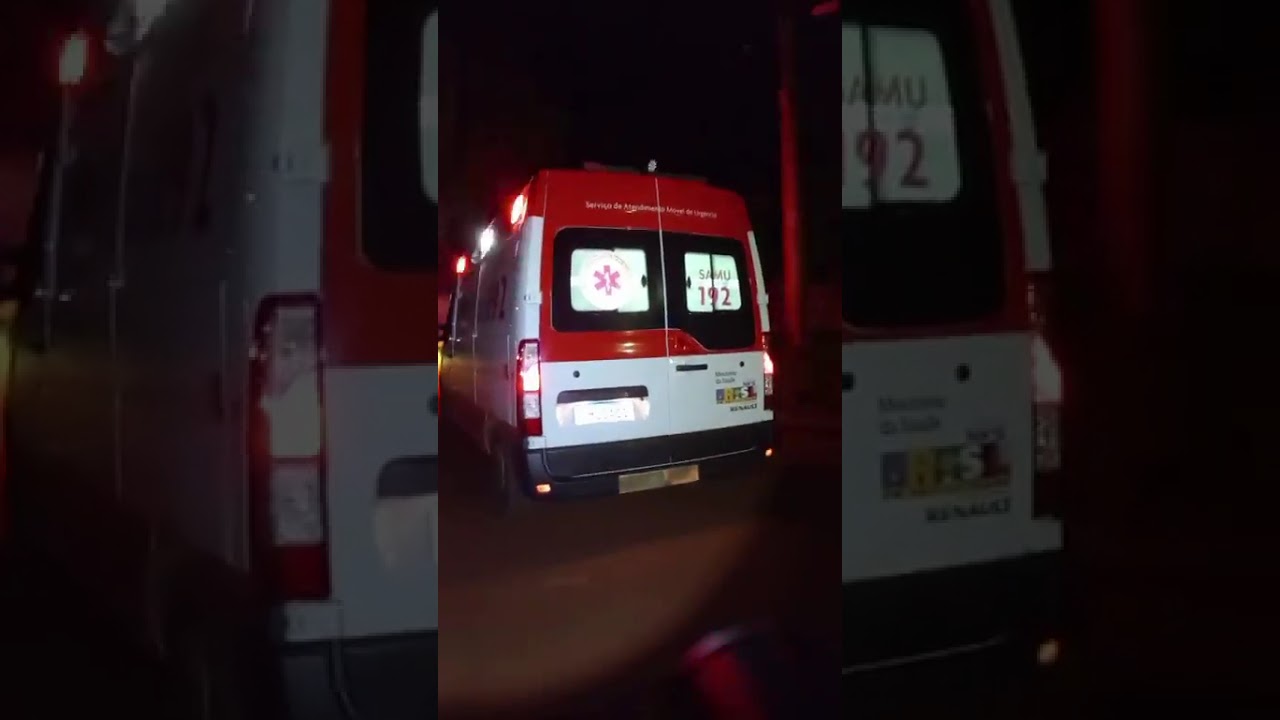 Vítima de acidente entre carros no Jardim das Primaveras é encaminhada pelo SAMU Dourados.